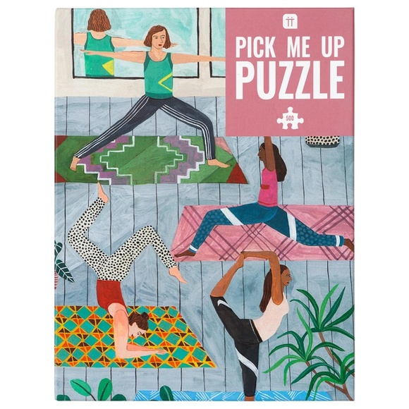TALKING TABLES 500 Piece -  Pick Me Up Yoga Puzzle - Picture 1 of 5